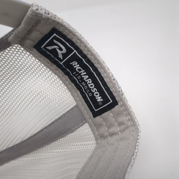 KWS Leasing Snapback Mesh Back Trucker Hat Blue Large Outdoor Richardson - Picture 9 of 10